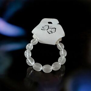 Clear Beaded Bracelet